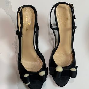 - Kate spade black heels
